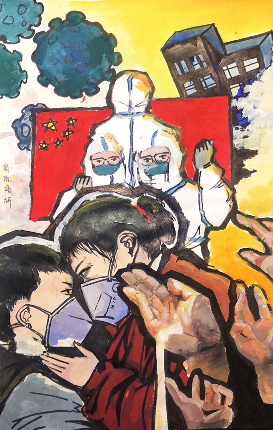 《战疫》南开（融侨）中学初二 周陈婧妍 指导教师：赵萌.jpg